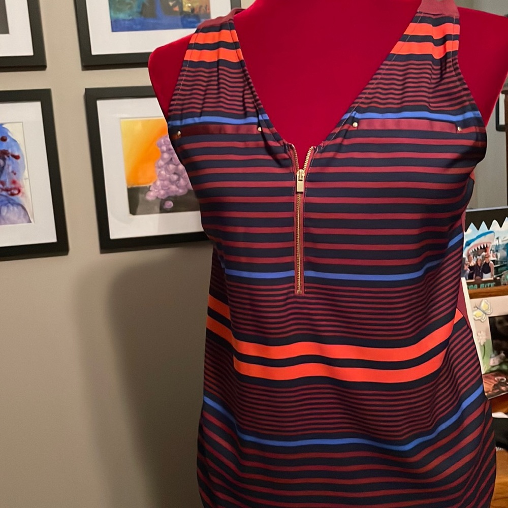 Zip up sleeveless tank from Express